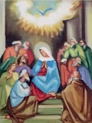 3º Misterio Glorioso La Venida del Espíritu Santo sobre María Santísima y los Apóstoles