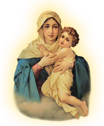 Mater Ter Admirabilis La visita de la Virgen invitación al rezo del Rosario con sus misterios de Dolor Gozo Luz y Gloria